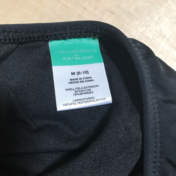 Catalina Bikini Bottom Skirt Black - Picture 6 of 8